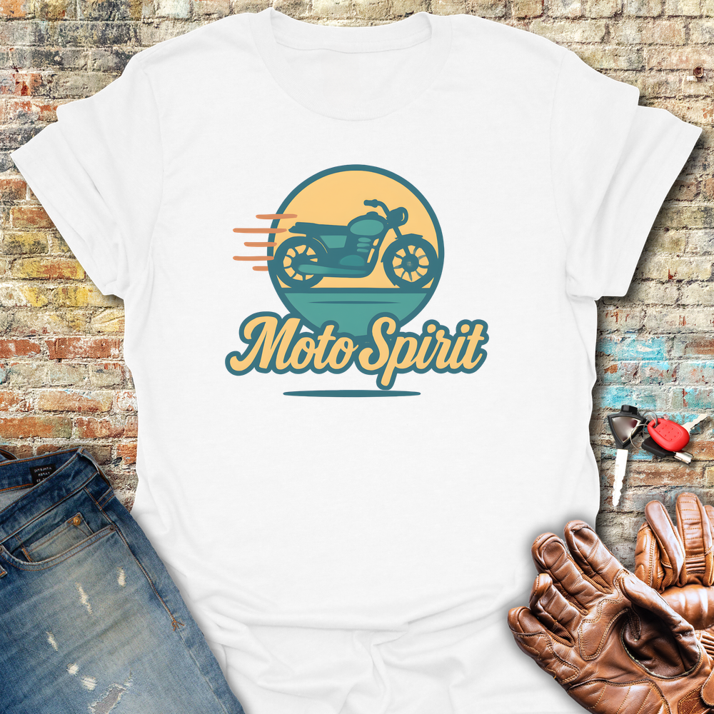 Moto Spirit T-Shirt - White