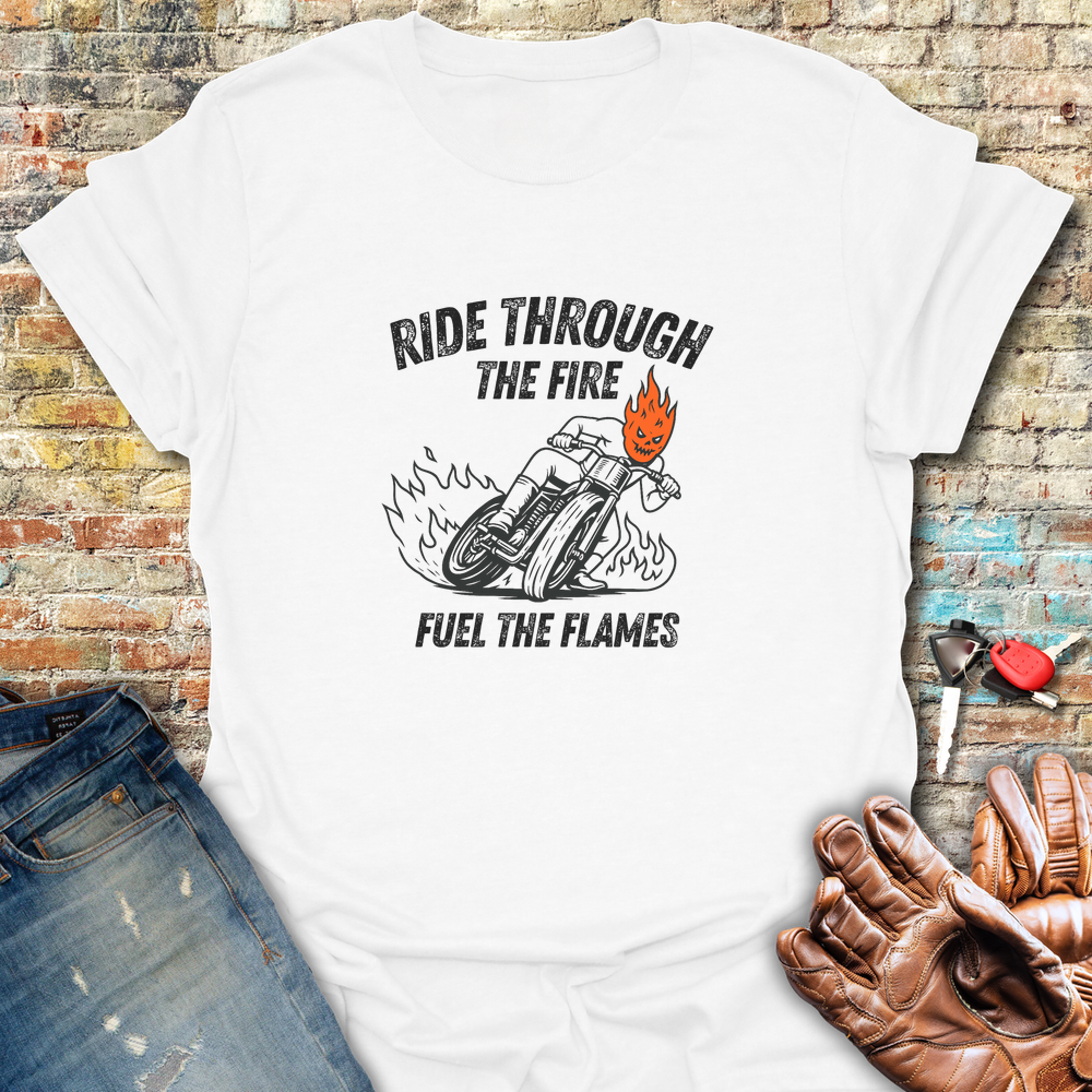Fuel The Flames T-Shirt - White