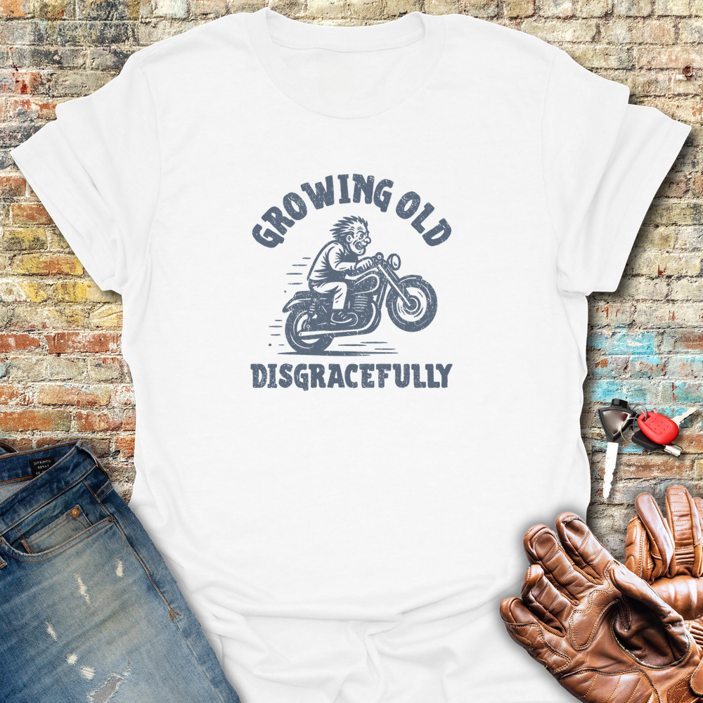 Growing Old T-Shirt - White