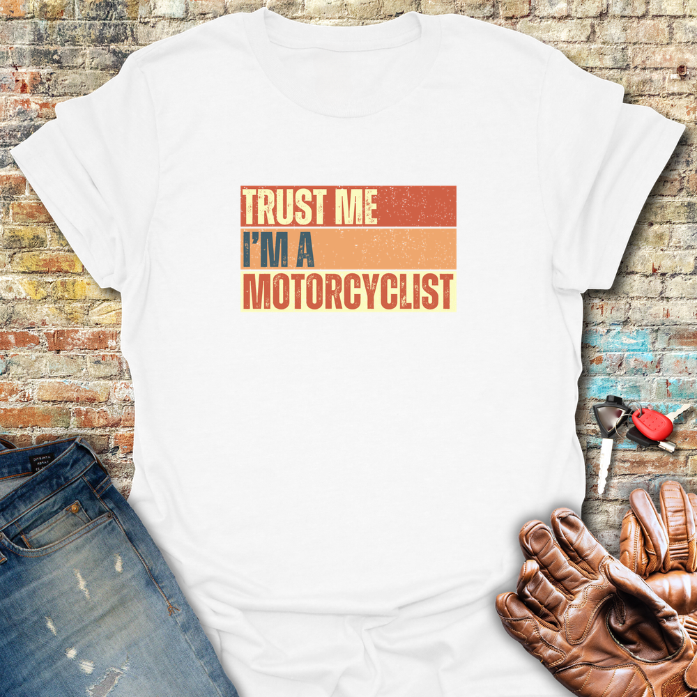 Trust Me Block T-Shirt - White