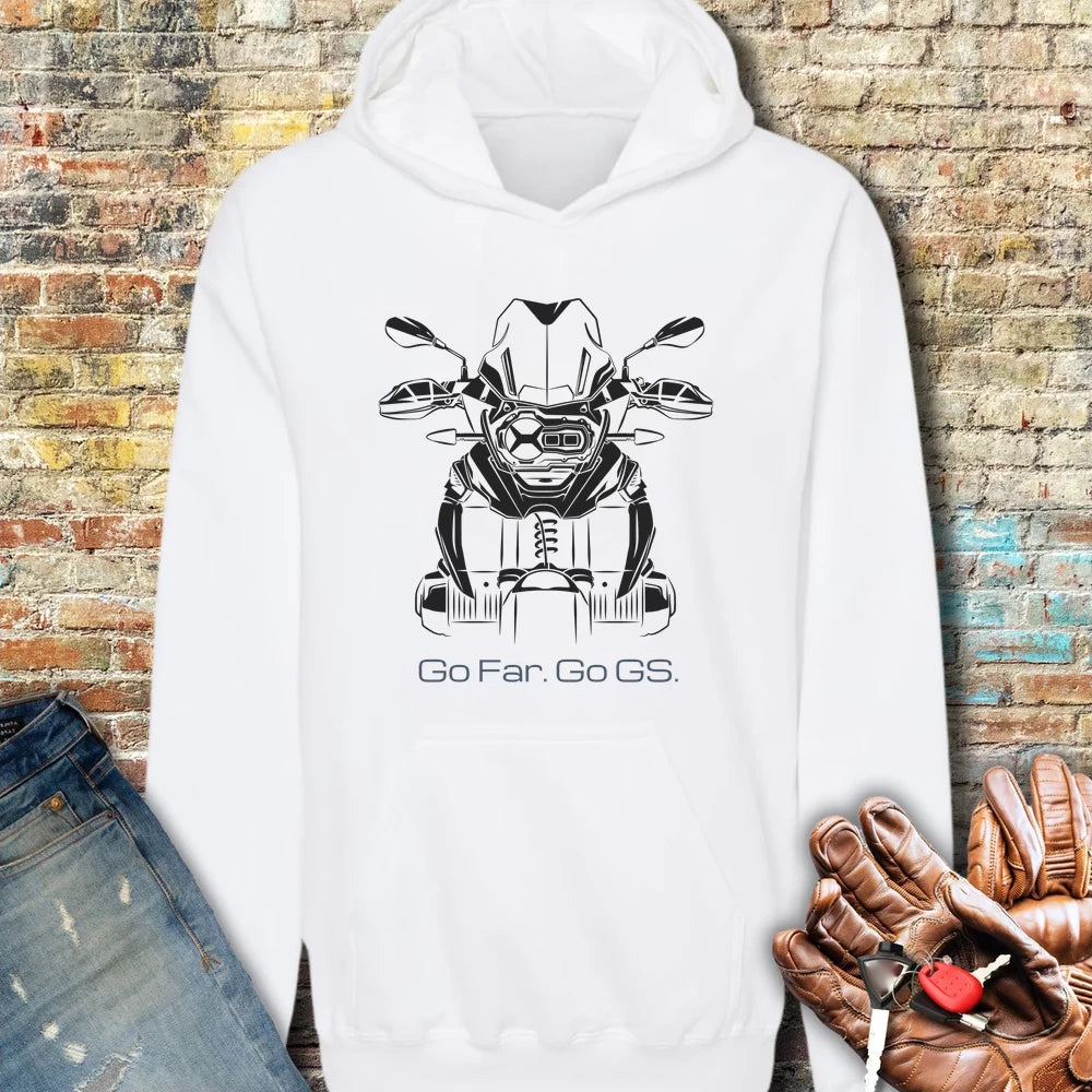 Go Far Hoodie - White
