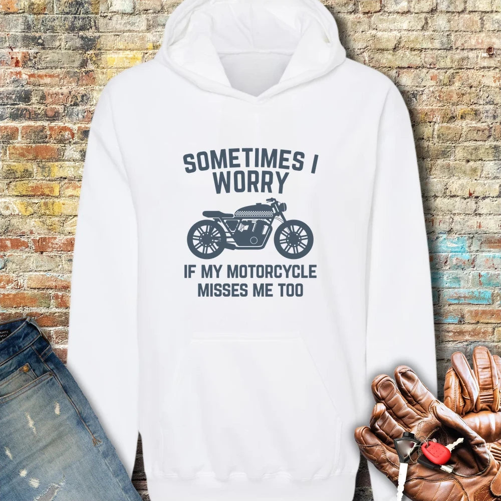 Sometimes (Cafe) Hoodie - White