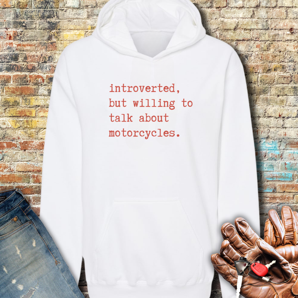 Introverted Hoodie - White
