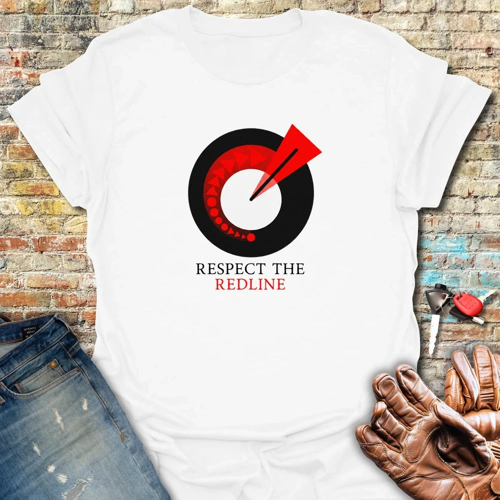 Respect The Redline T-Shirt - White