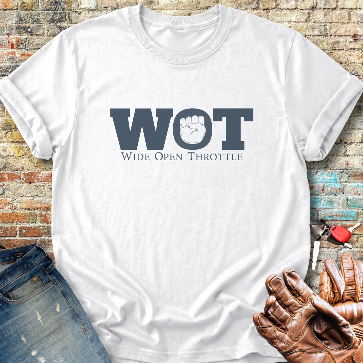 Wide Open Classic T-Shirt - White