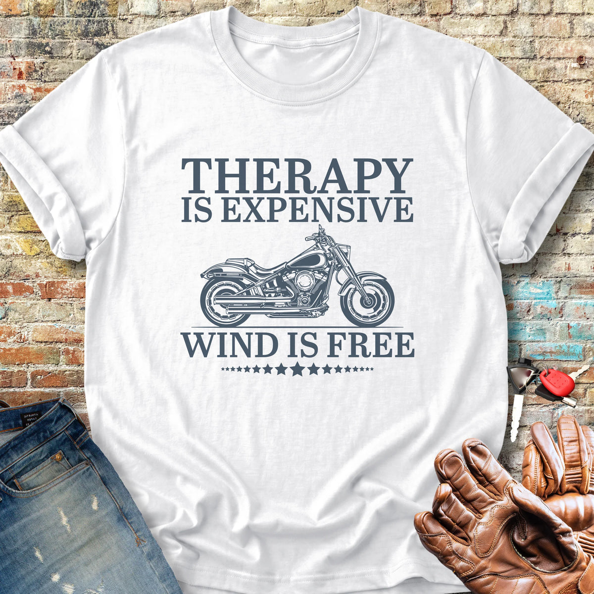 Wind Is Free Classic T-Shirt - White