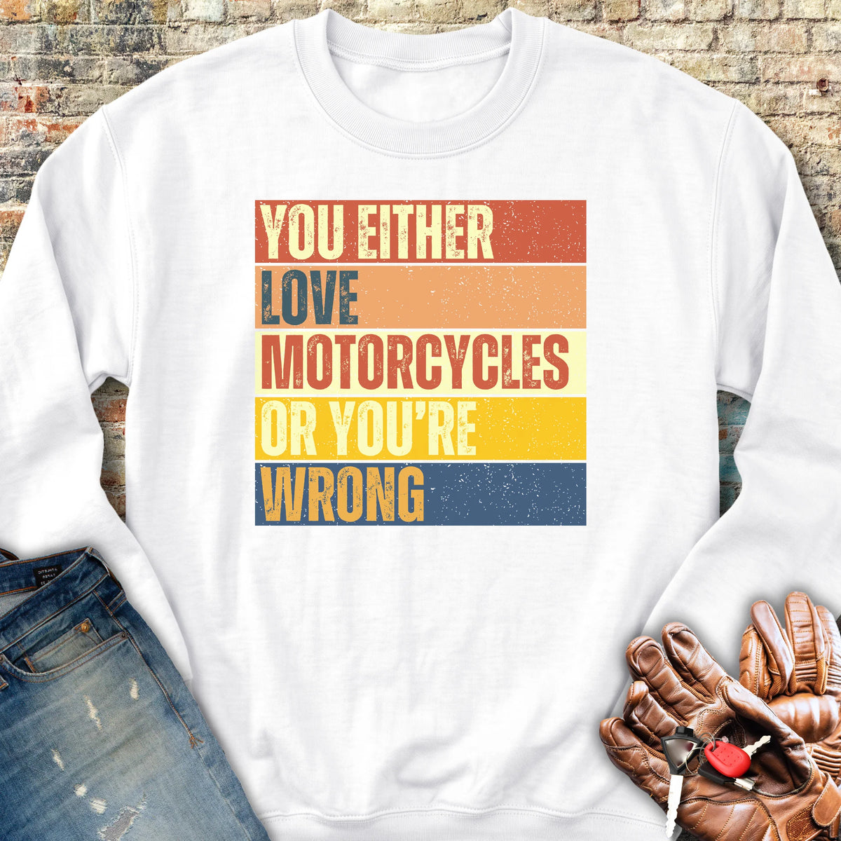 Wrong (Block) Sweatshirt - White