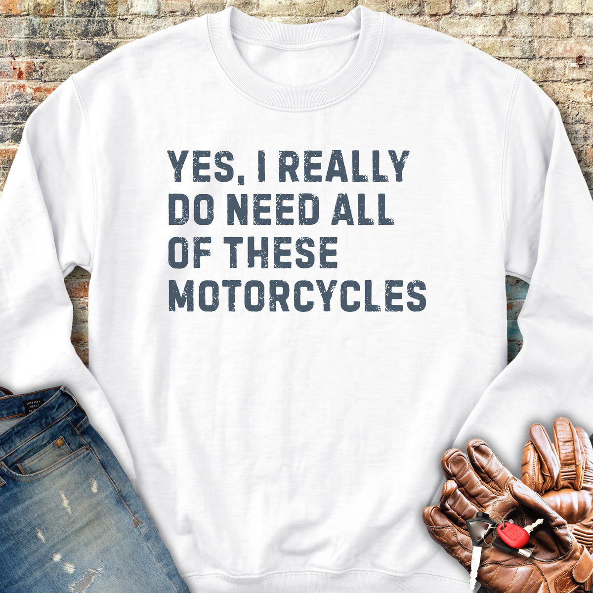 Yes Sweatshirt - White