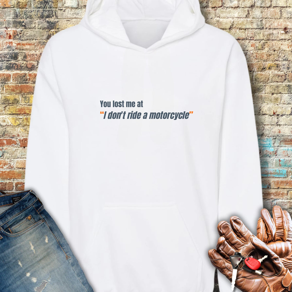 You Lost Me Hoodie - White