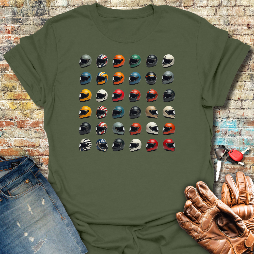 Crash Helmets T-Shirt