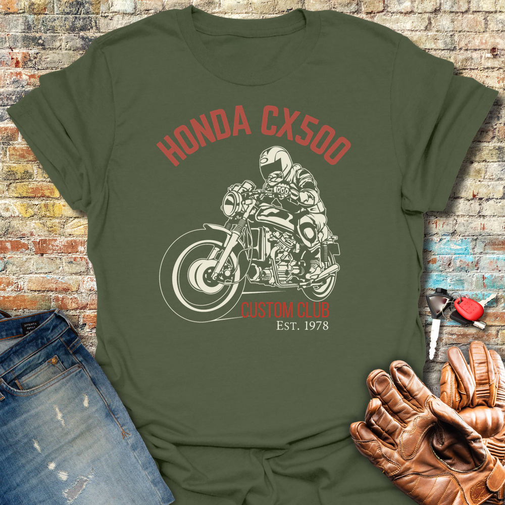 CX500 Custom Club T-Shirt