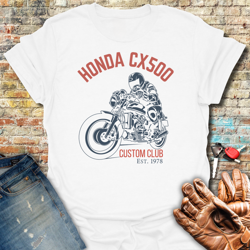CX500 Custom Club T-Shirt