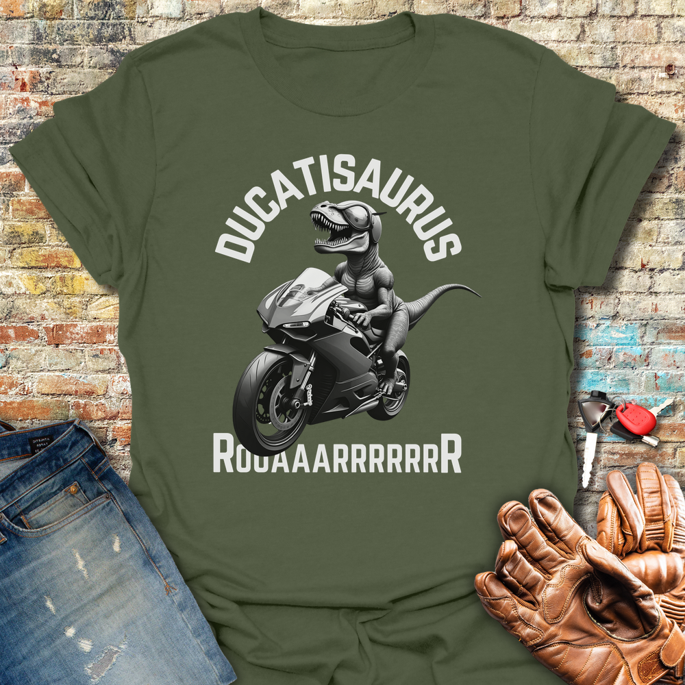 Ducatisaurus (B&W) T-Shirt