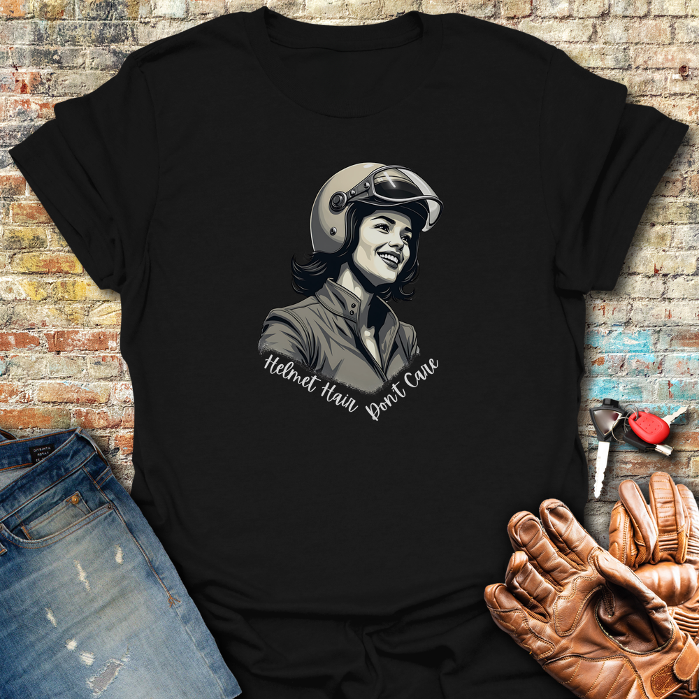 Helmet Hair T-Shirt