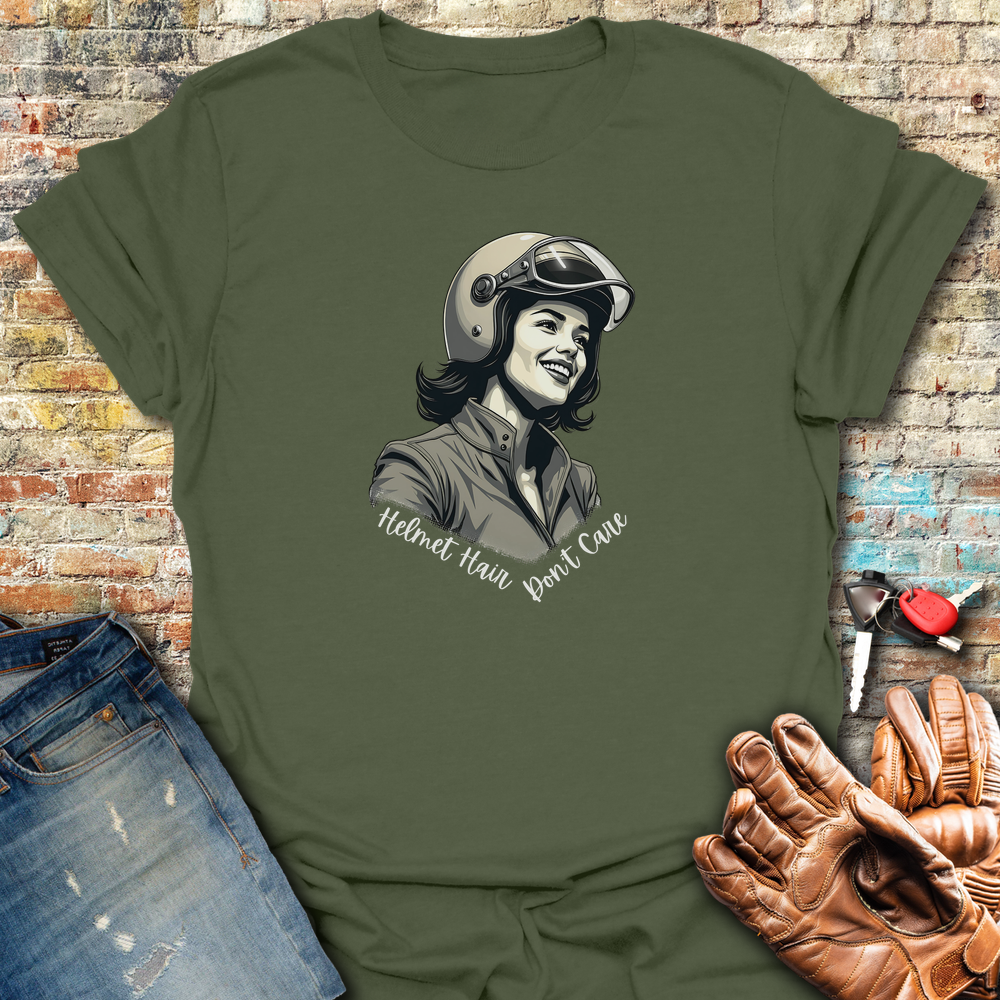 Helmet Hair T-Shirt