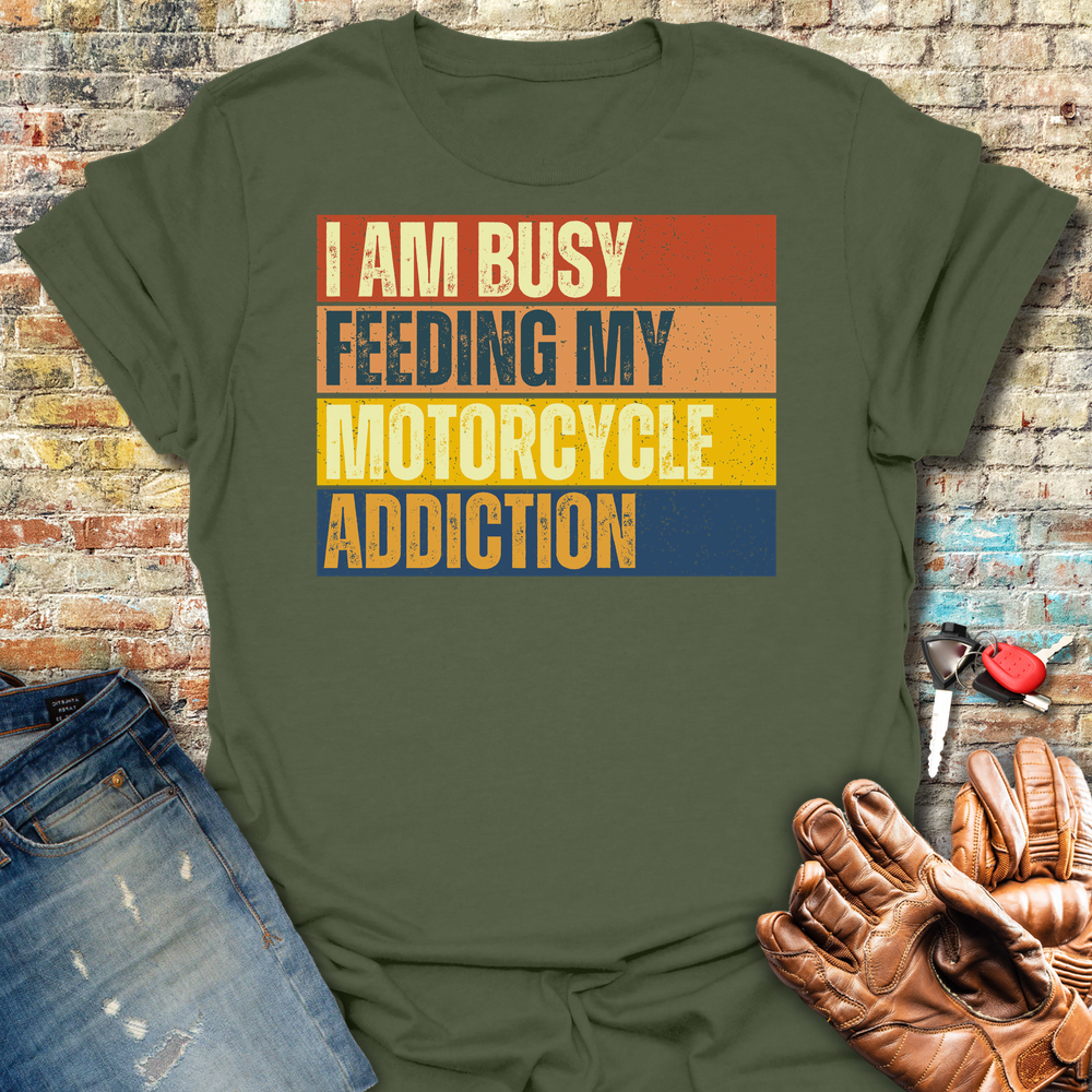 Feeding My Addiction (Block) T-Shirt