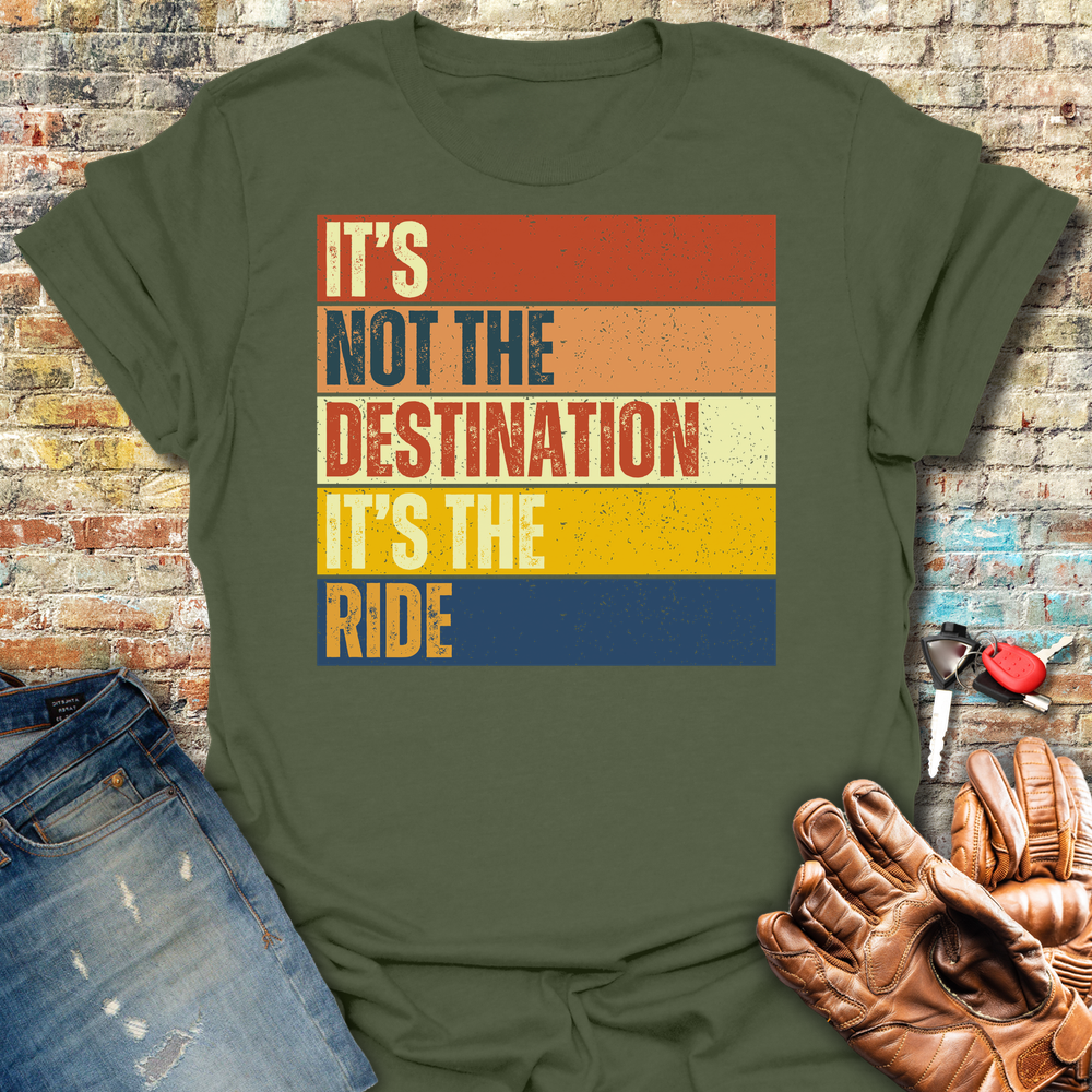 It's Not The Destination (Block) T-Shirt