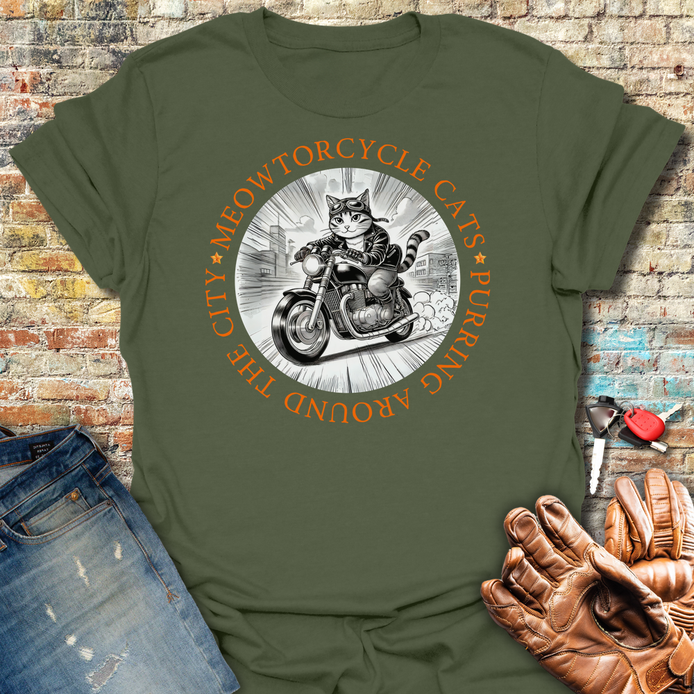 Meowtorcycle Cats T-Shirt