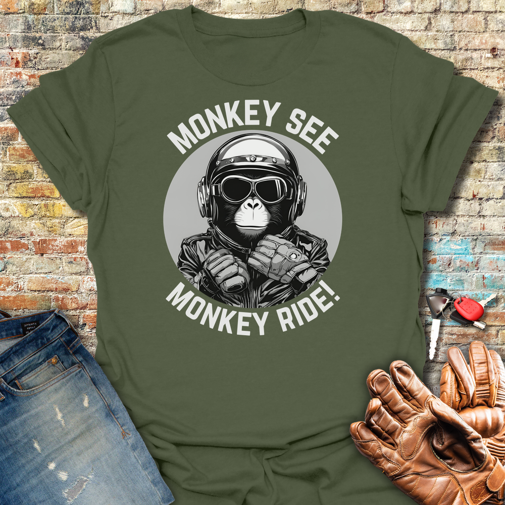 Monkey See Monkey Ride T-Shirt