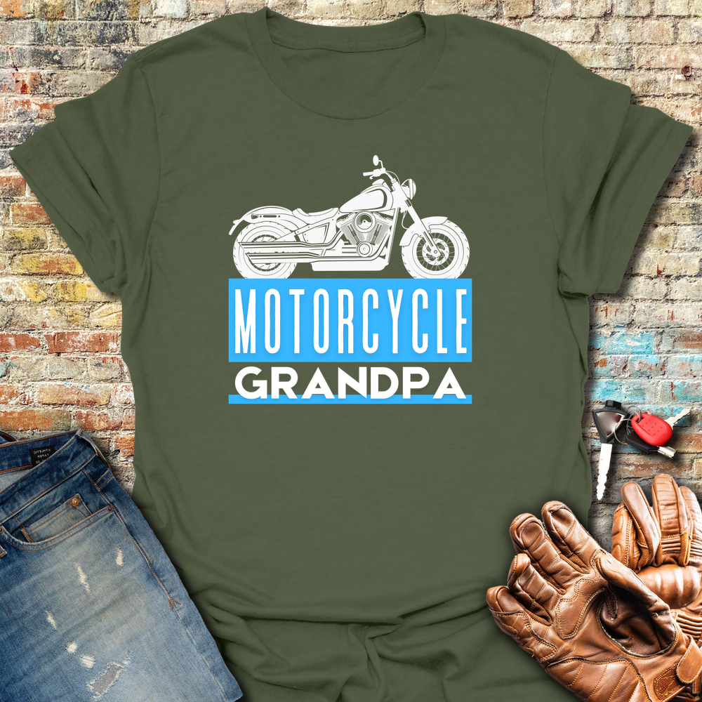 Motorcycle Grandpa T-Shirt