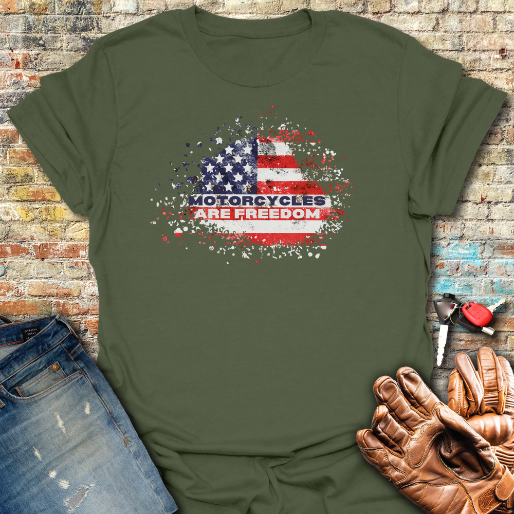Motorcycles Are Freedom T-Shirt