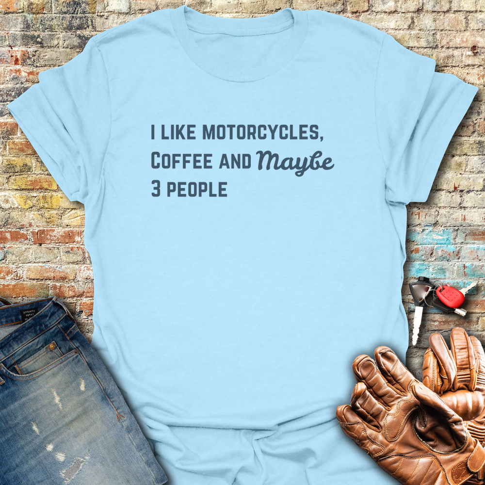Motorcycles & Coffee T-Shirt