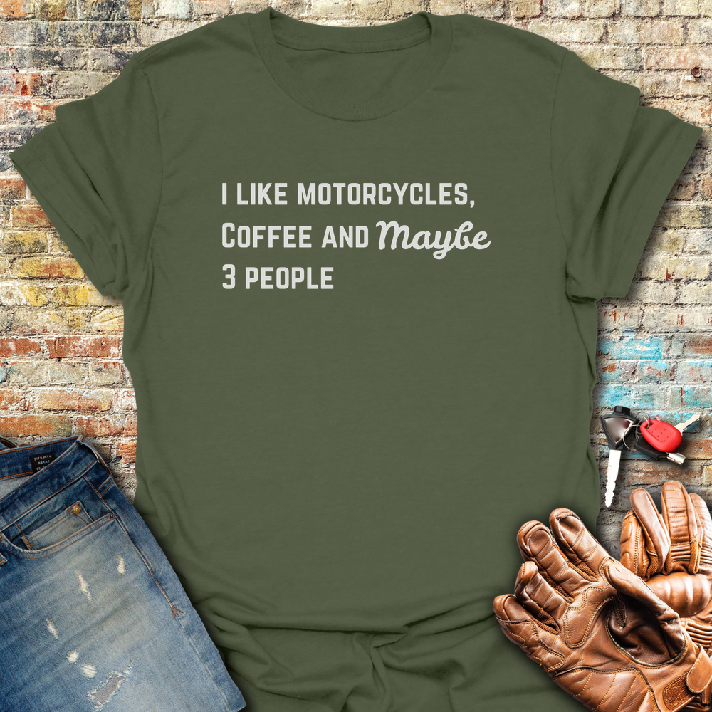 Motorcycles & Coffee T-Shirt