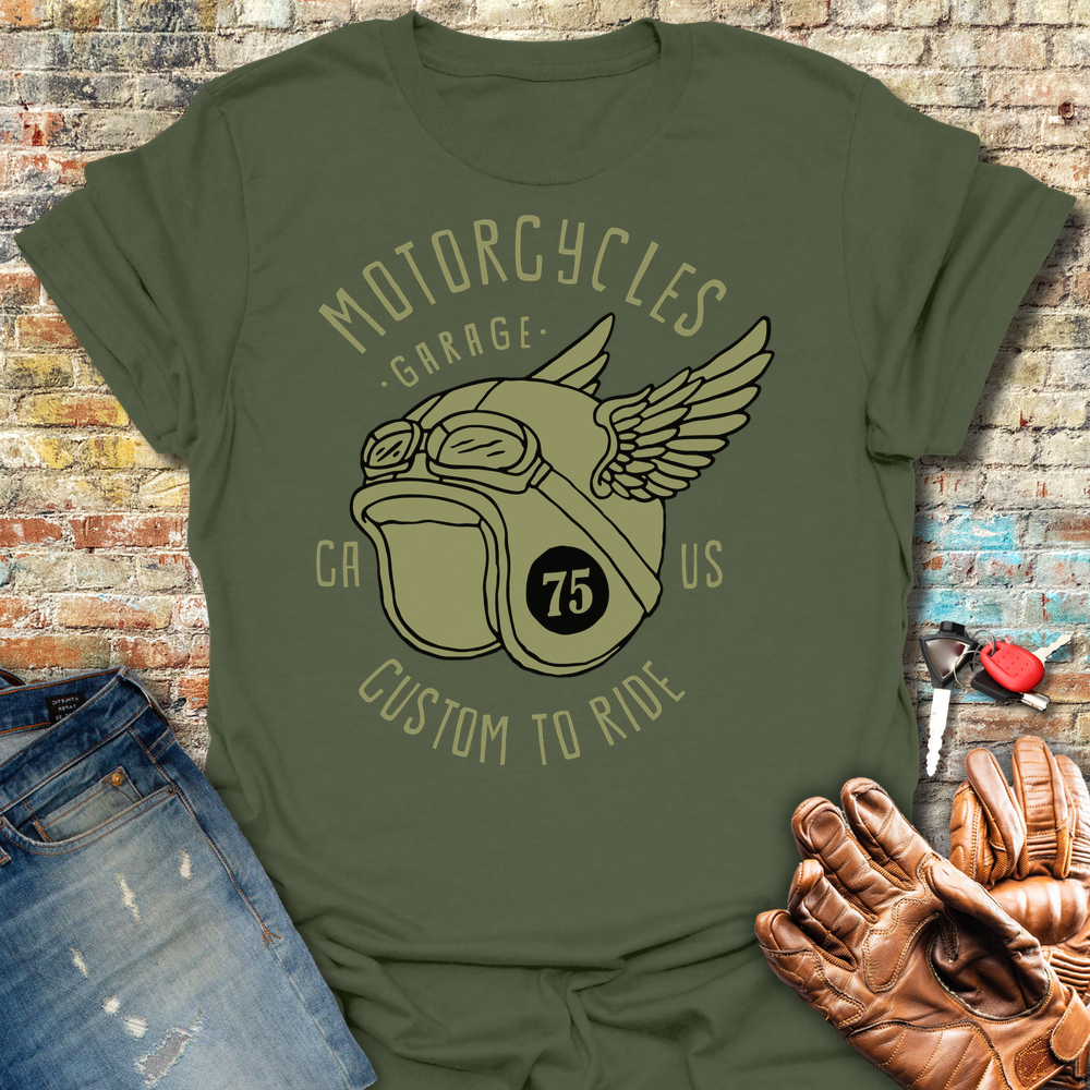 Motorcycles Garage T-Shirt