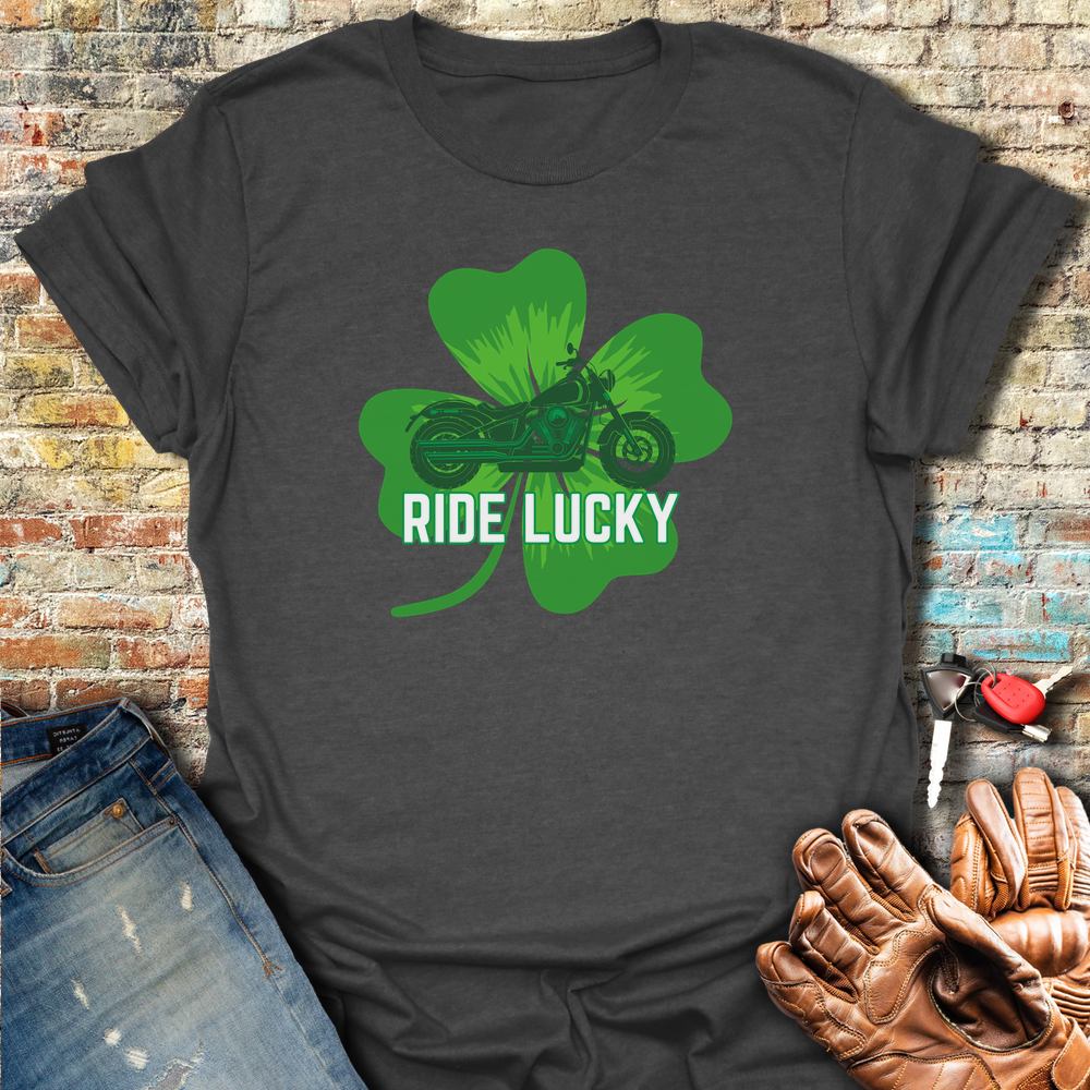 Ride Lucky (Shamrock) T-Shirt