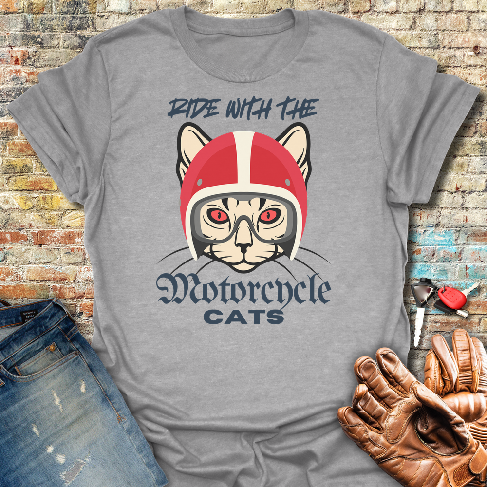 The Motorcycle Cats T-Shirt