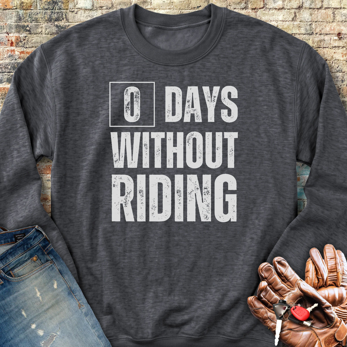 0 Days Sweatshirt - Dark Heather