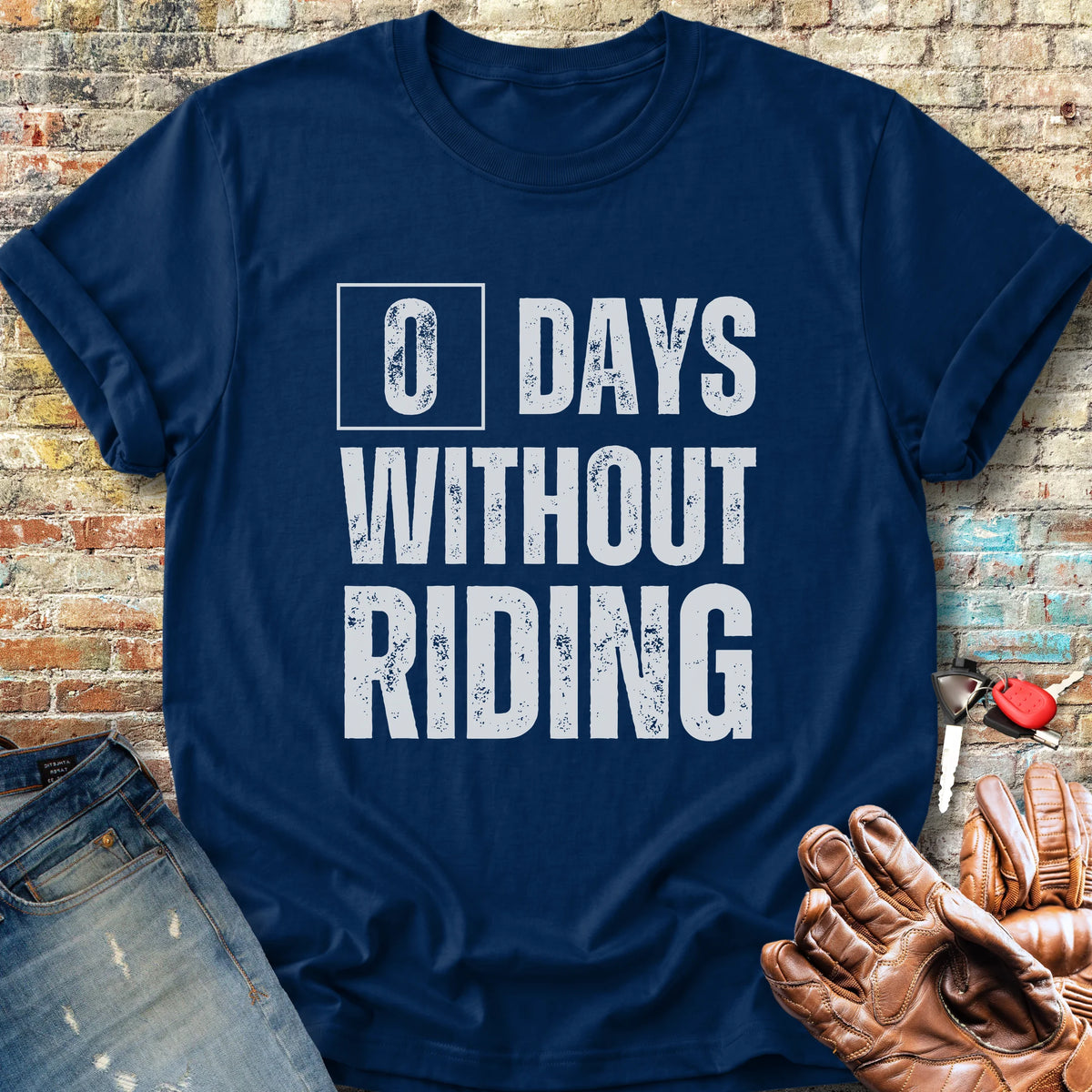 0 Days Classic T-Shirt - Navy