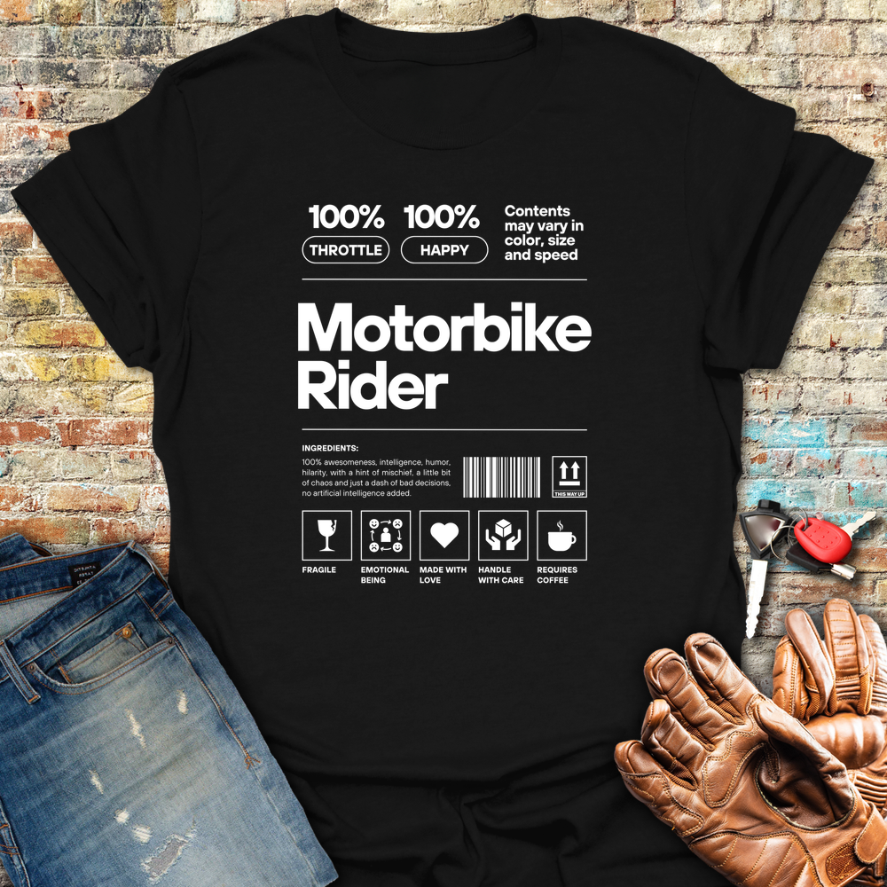 100% Motorbike Rider T-Shirt – SLBMoto