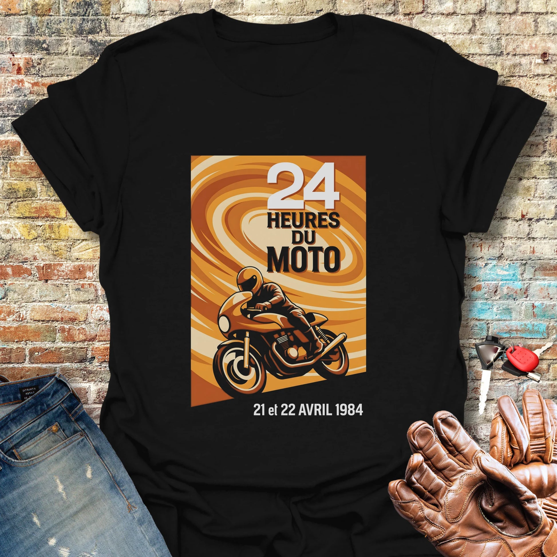 24 Heures T-Shirt - Black