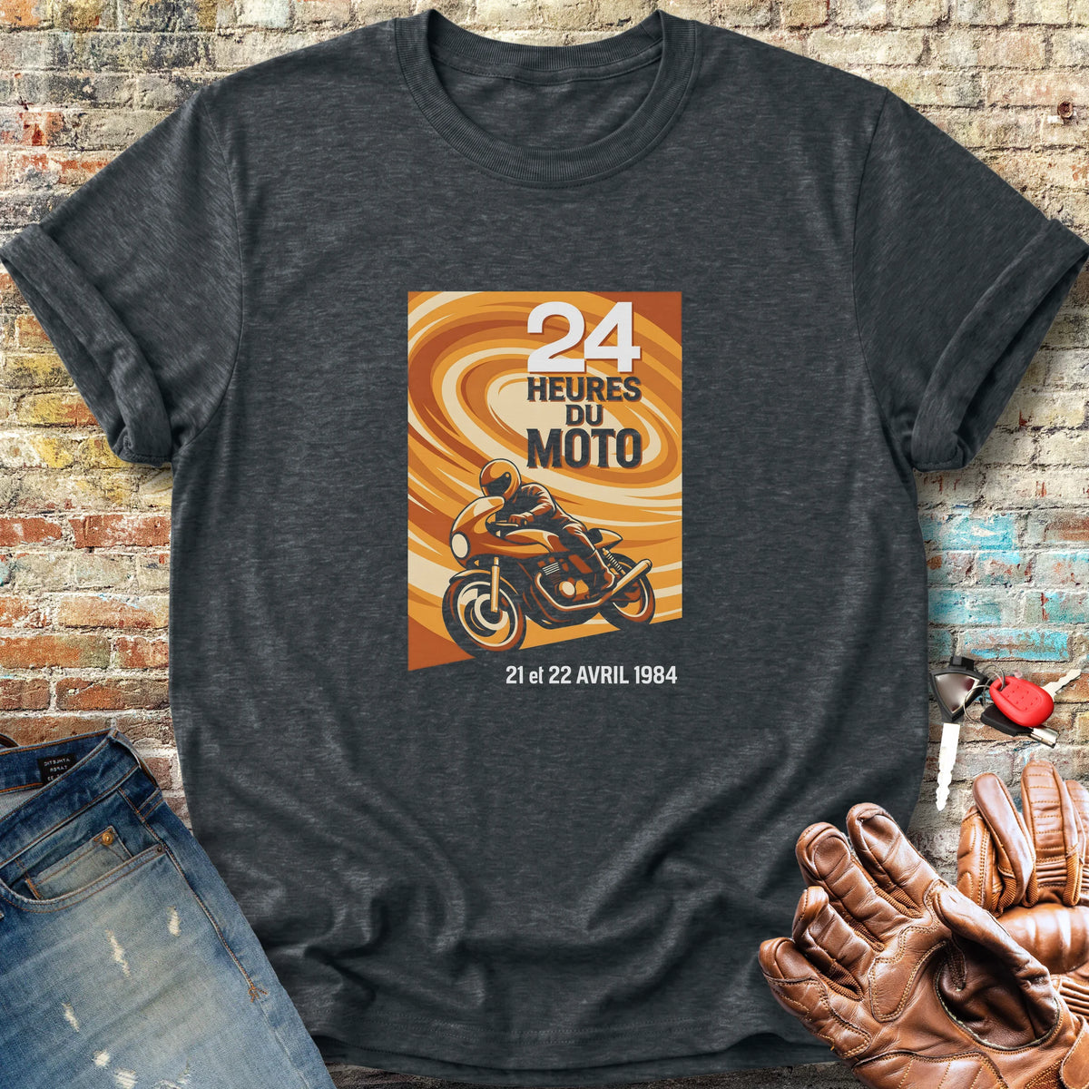24 Heures Classic T-Shirt - Dark Heather