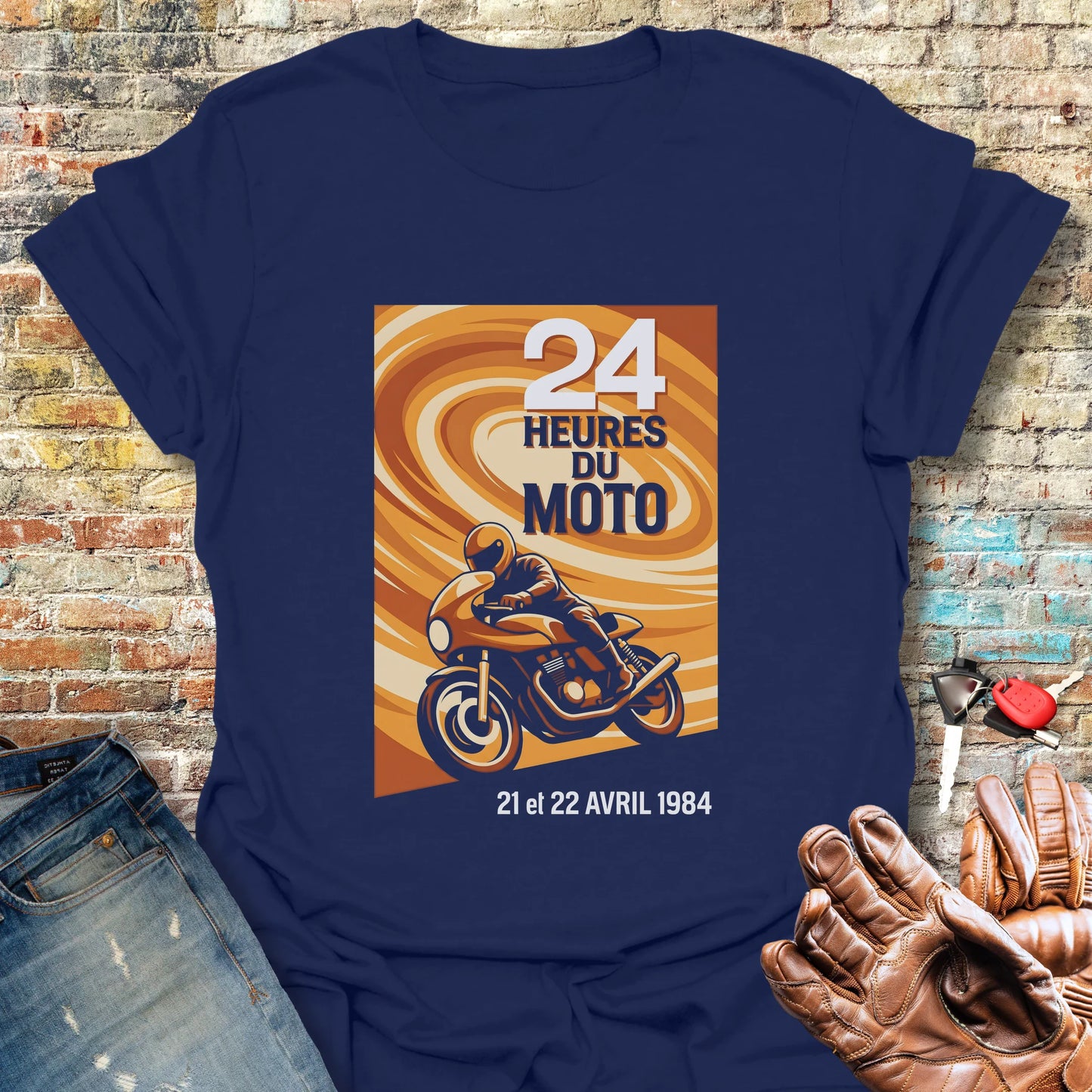 24 Heures T-Shirt - Navy
