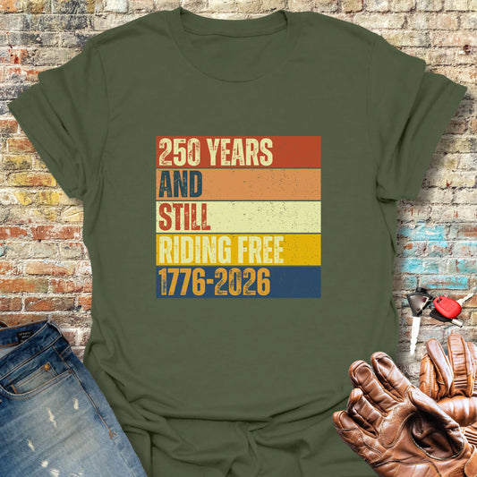 250 Years Block T-Shirt - Military Green