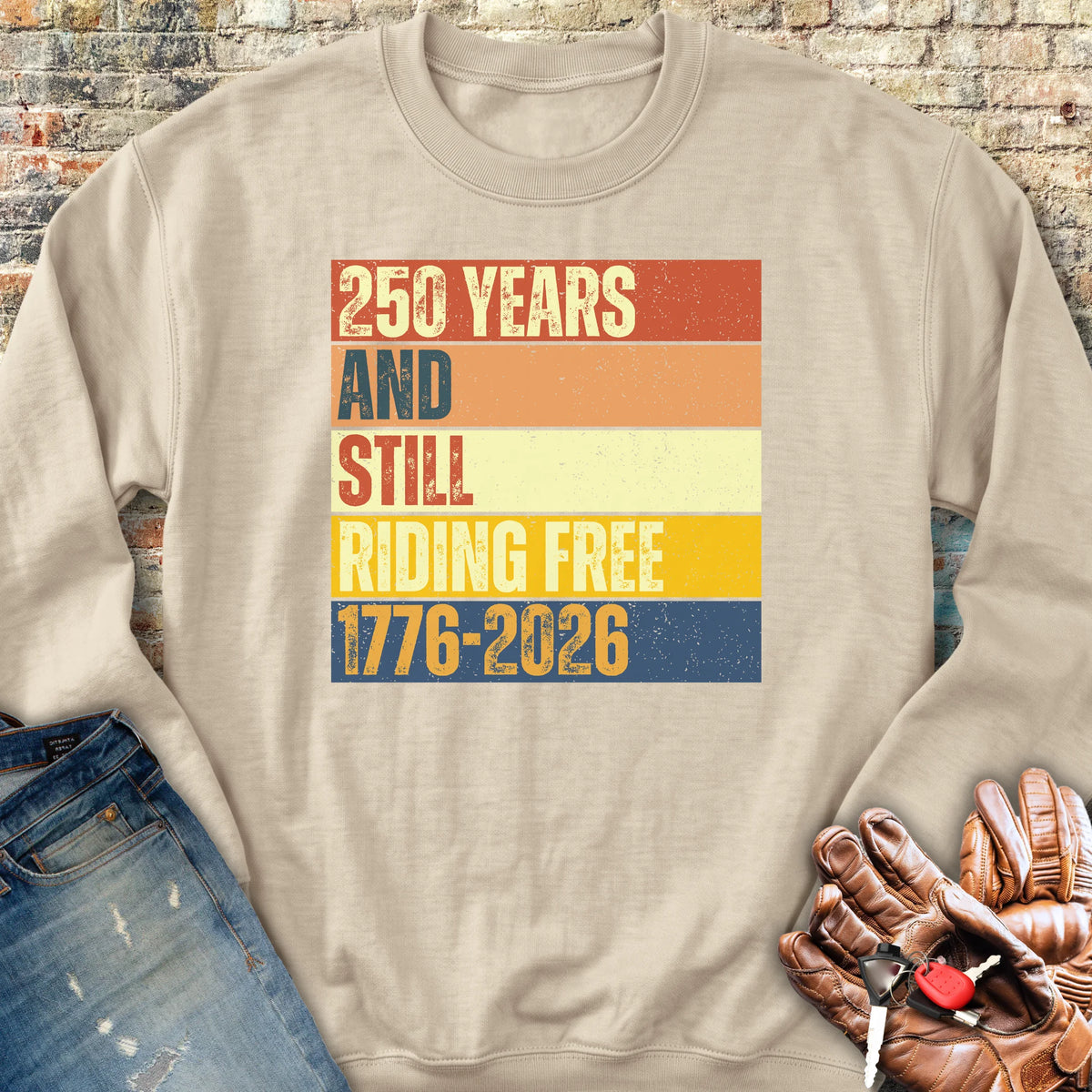 250 Years Block Sweatshirt - Sand