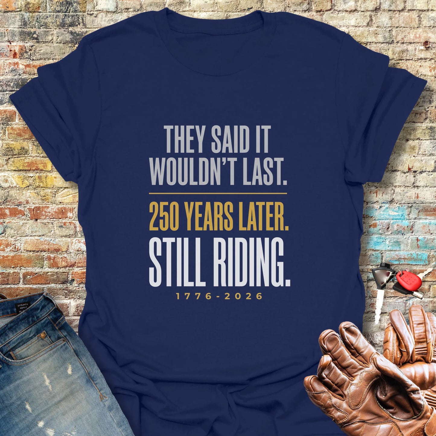 250 Years Later T-Shirt - Navy