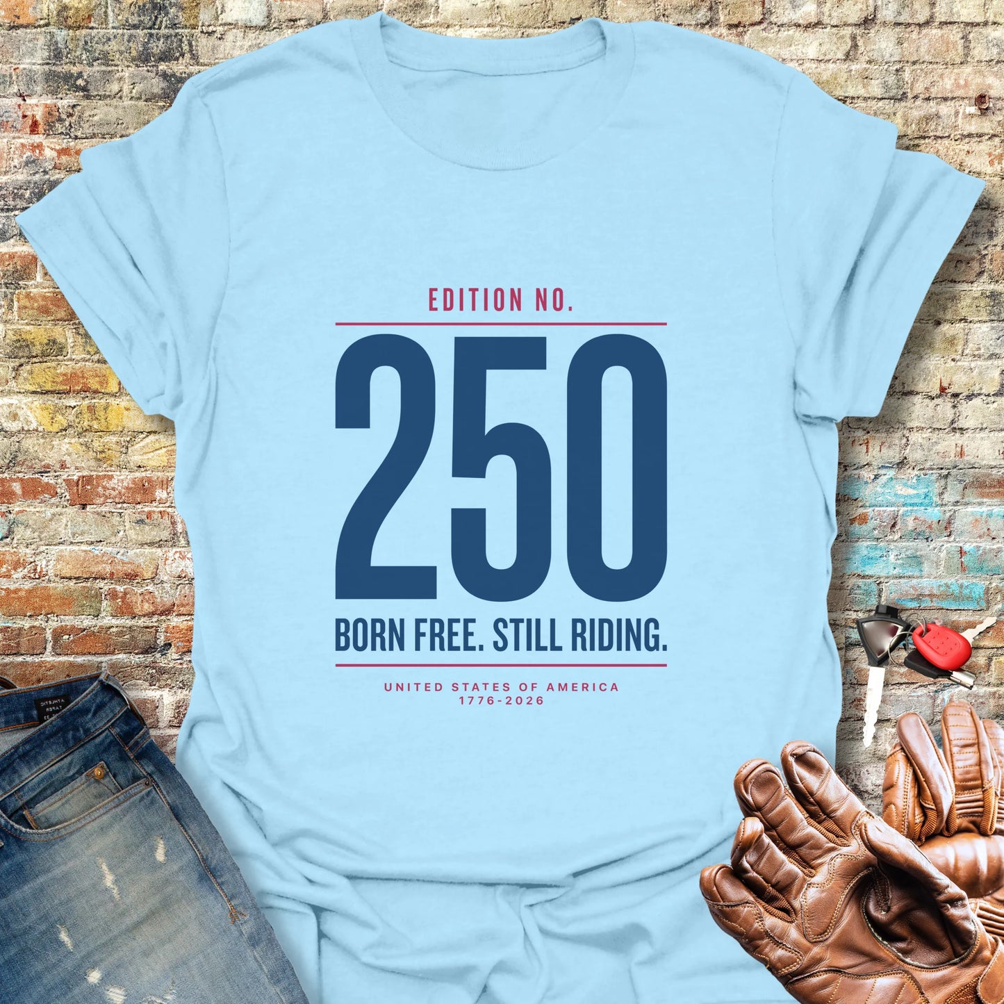 250th Edition T-Shirt - Light Blue
