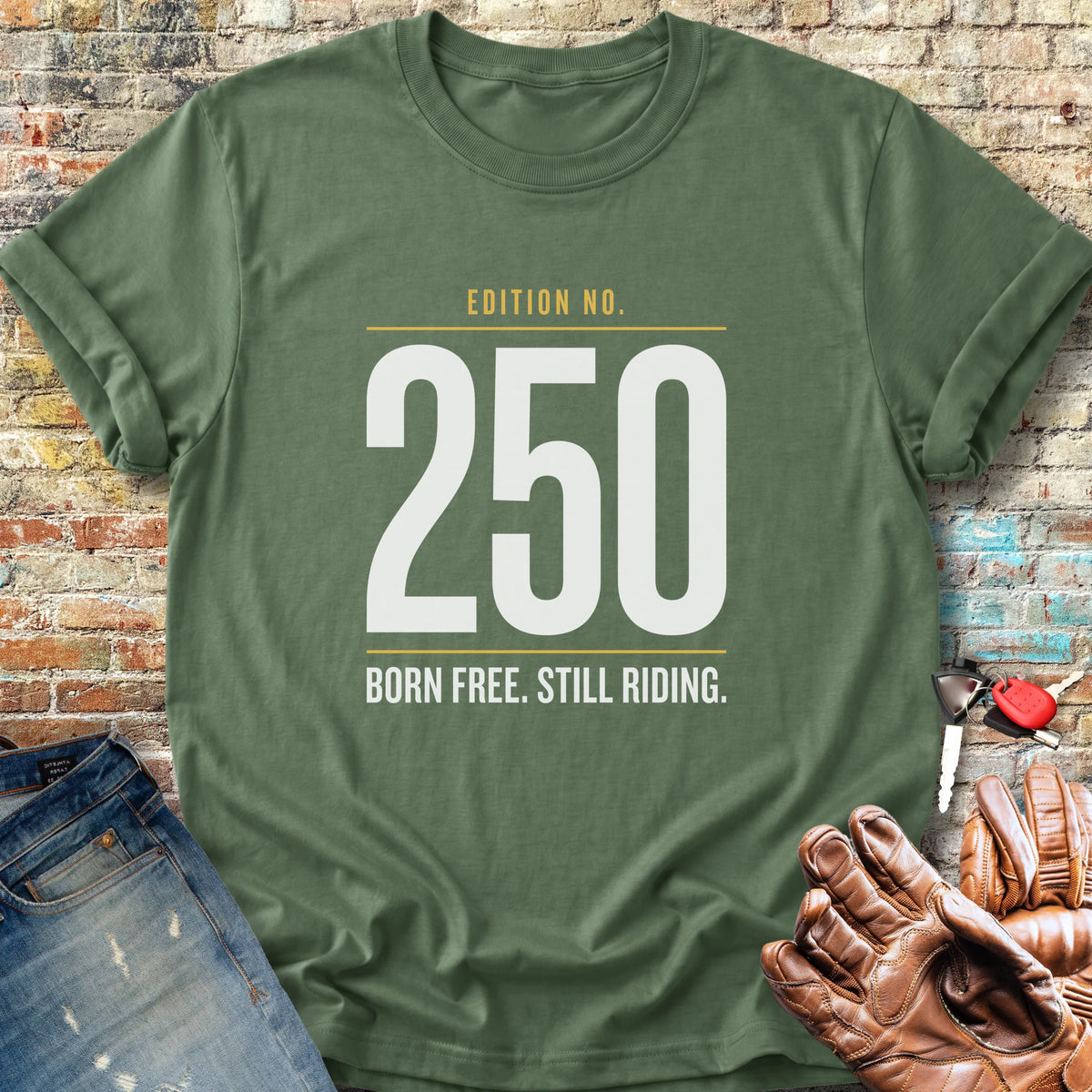 250th Edition Classic T-Shirt - Military Green