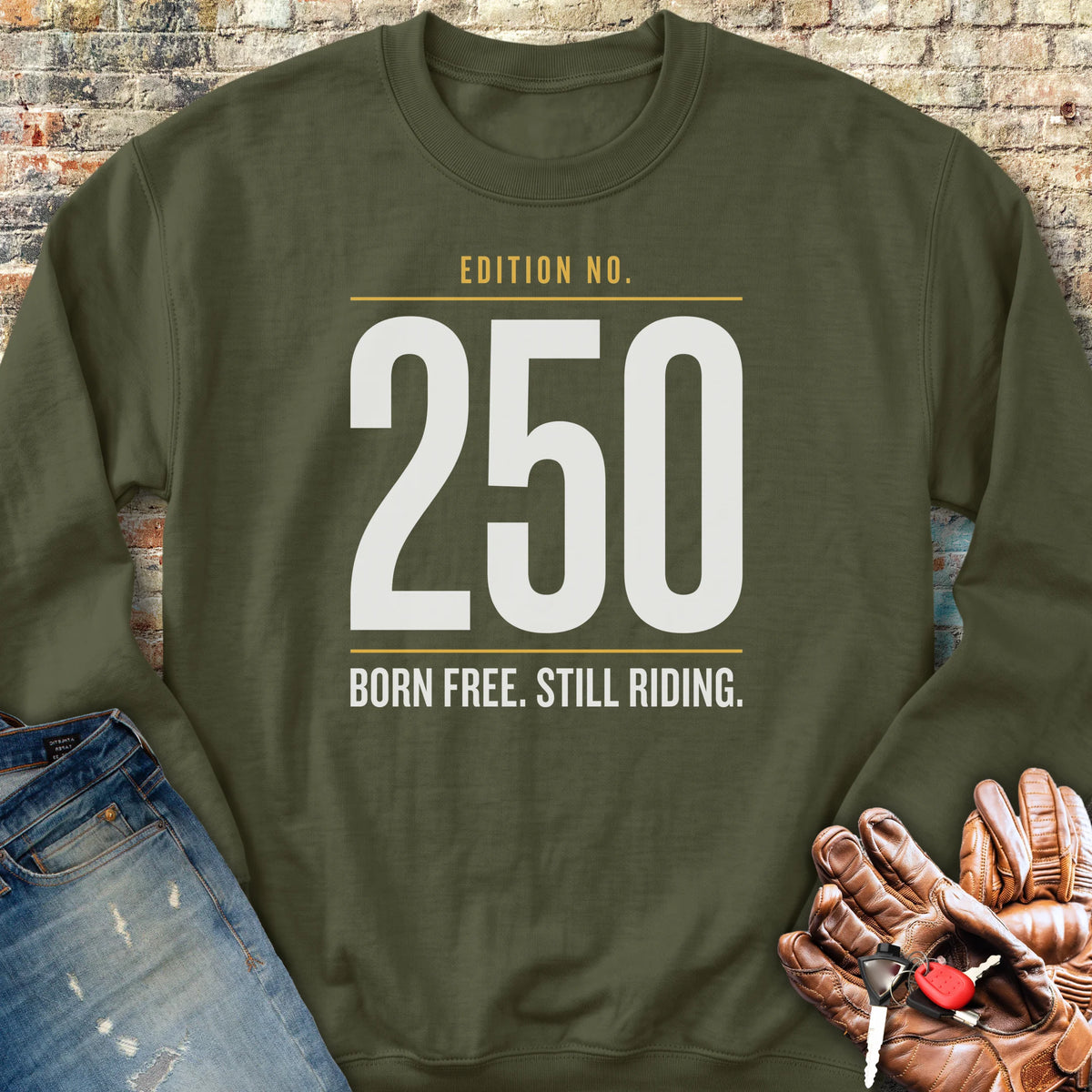 250th Edition Sweatshirt - Military Green