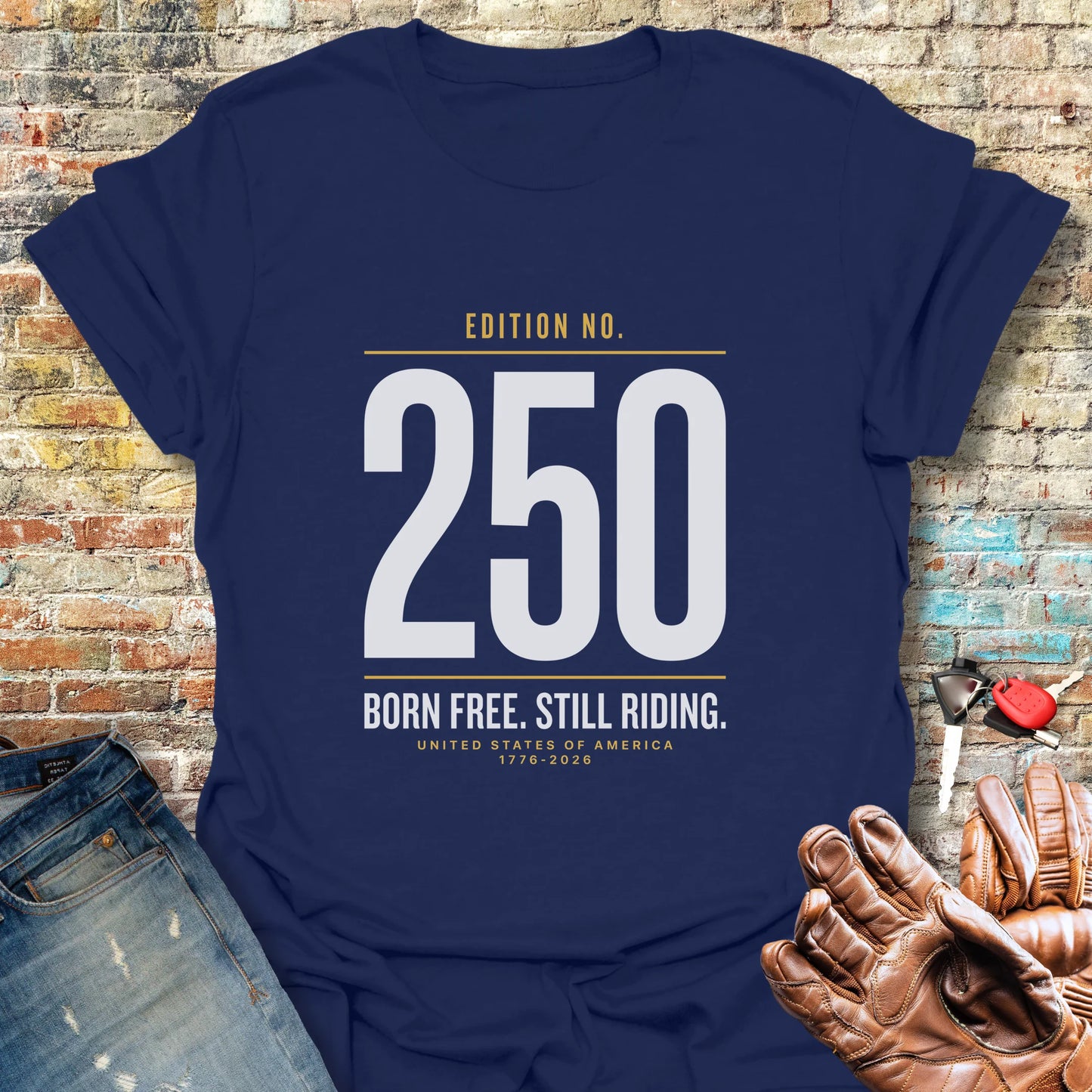 250th Edition T-Shirt - Navy