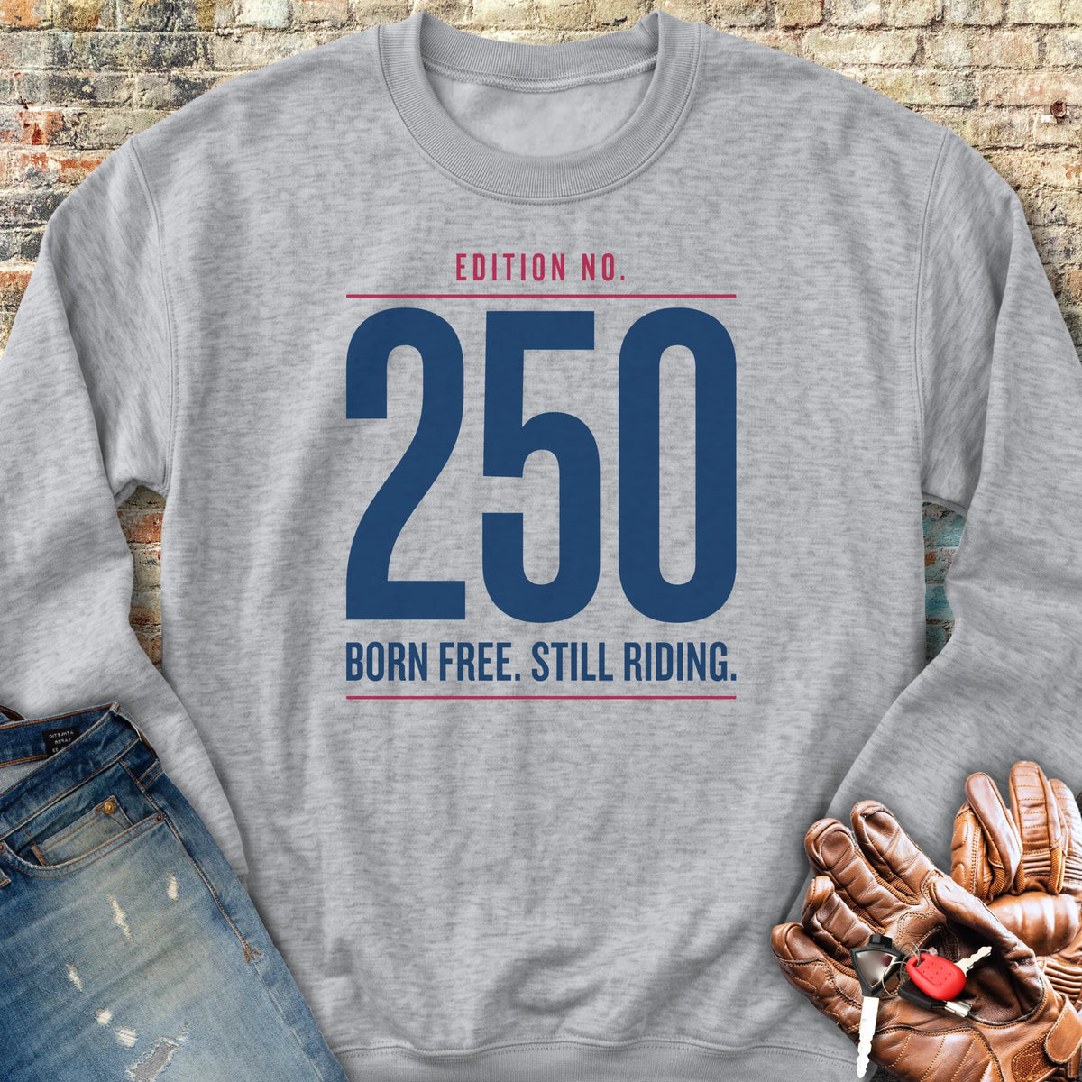 250th Edition Sweatshirt - Sport Grey