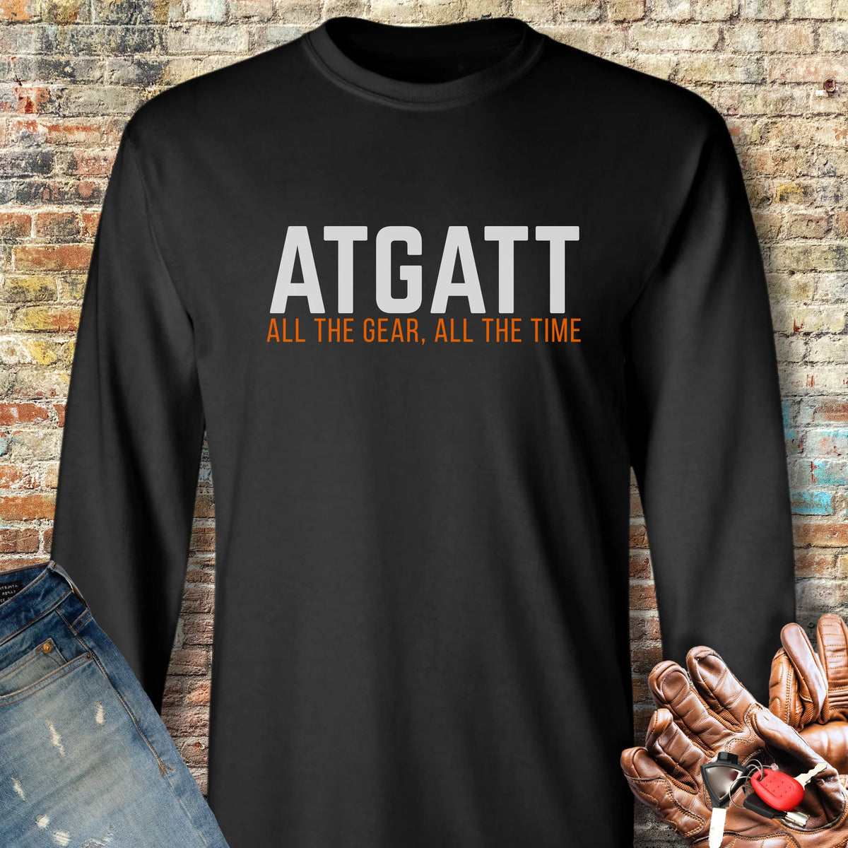 ATGATT Long Sleeve T-Shirt - Black