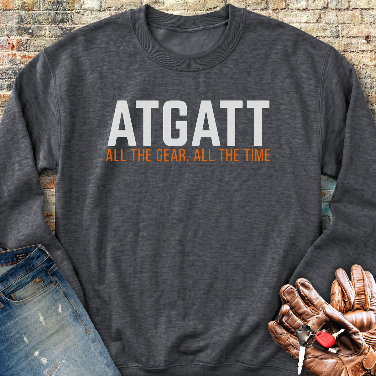 ATGATT Sweatshirt - Dark Heather