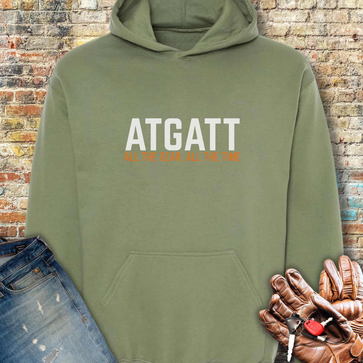 ATGATT Hoodie - Military Green