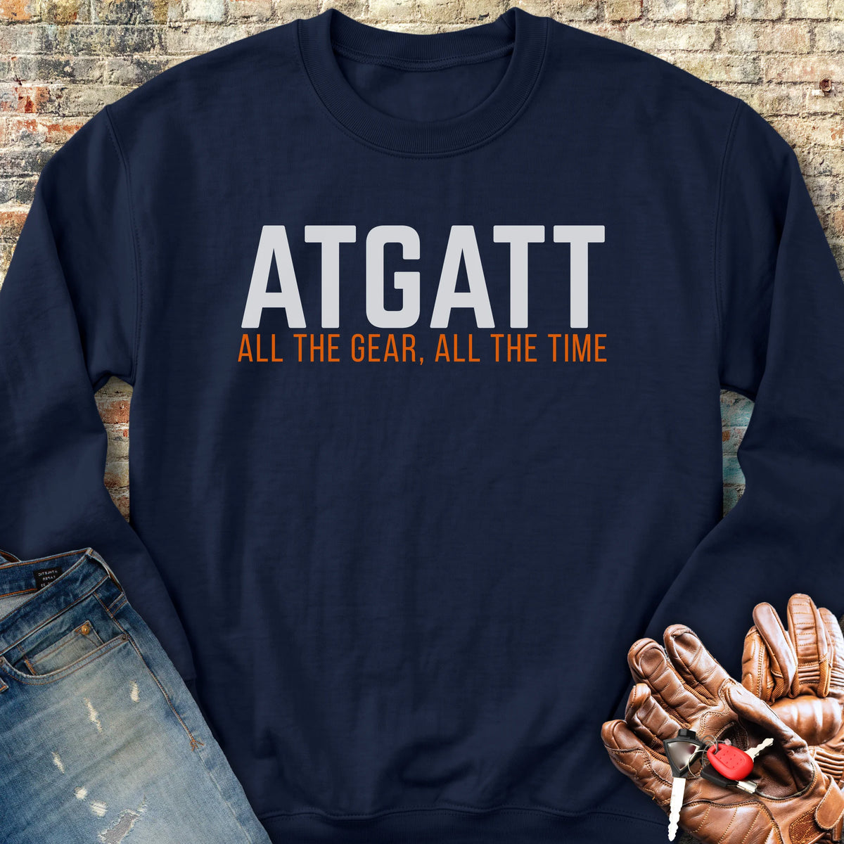 ATGATT Sweatshirt - Navy