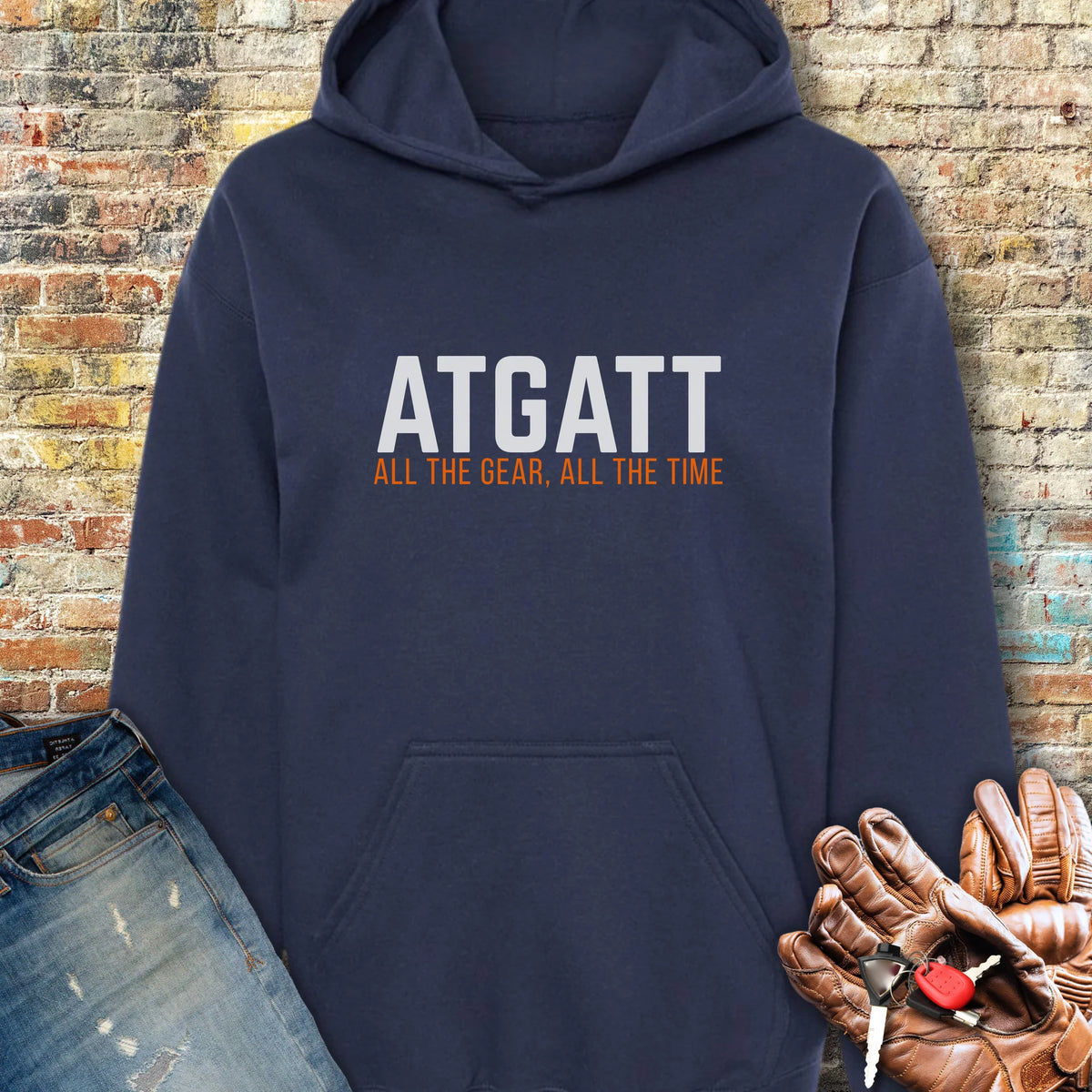 ATGATT Hoodie - Navy