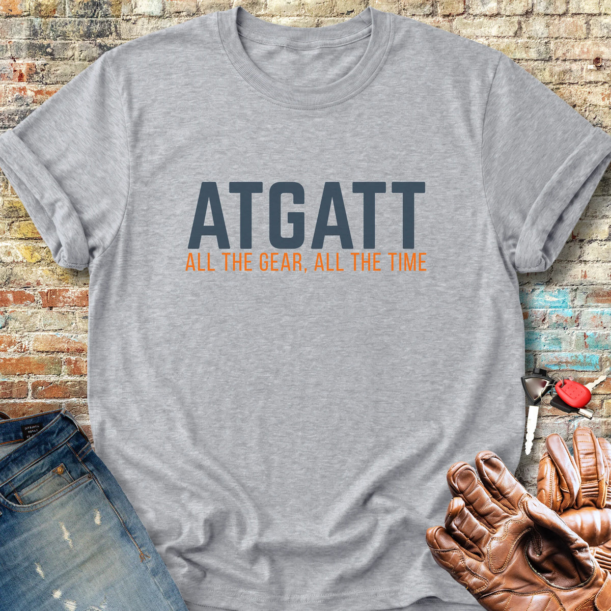 ATGATT Classic T-Shirt - Sport Grey